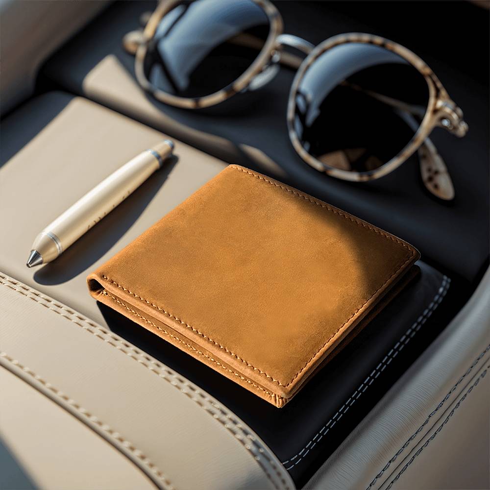Graphic Leather Wallet