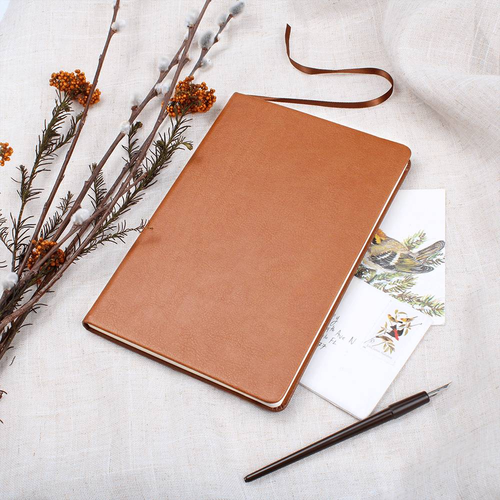 Leather Graphic Journal