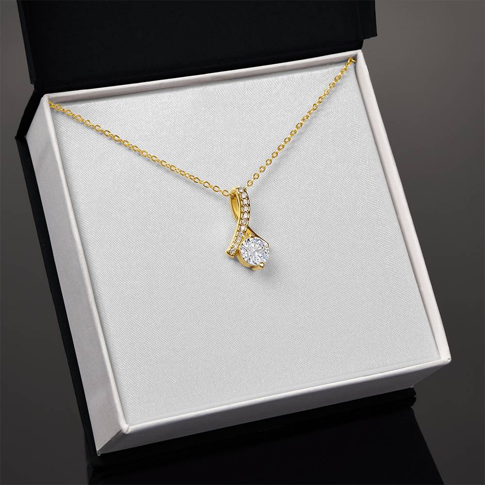 Alluring Beauty Necklace ( Yellow Gold & White Gold Variants )