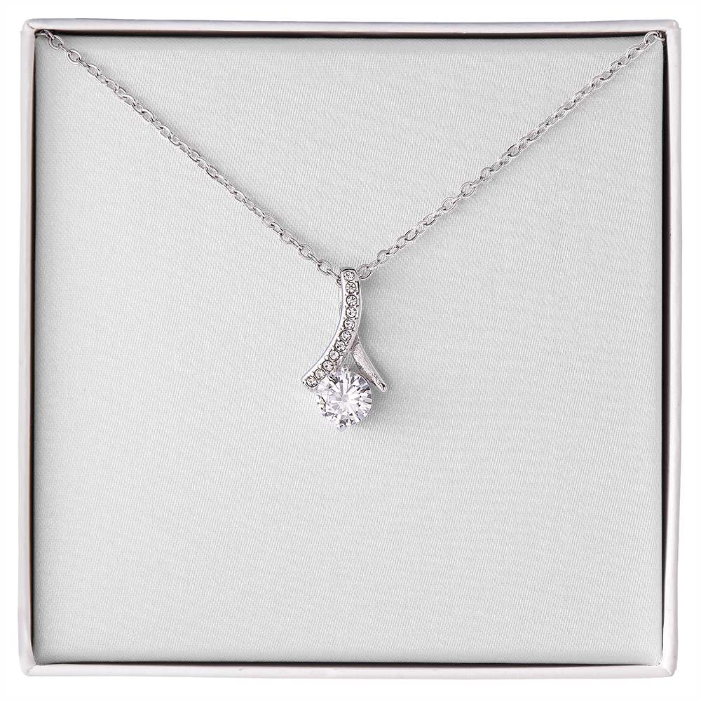 Alluring Beauty Necklace ( Yellow Gold & White Gold Variants )