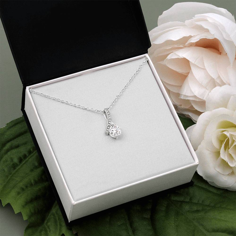 Alluring Beauty Necklace ( Yellow Gold & White Gold Variants )