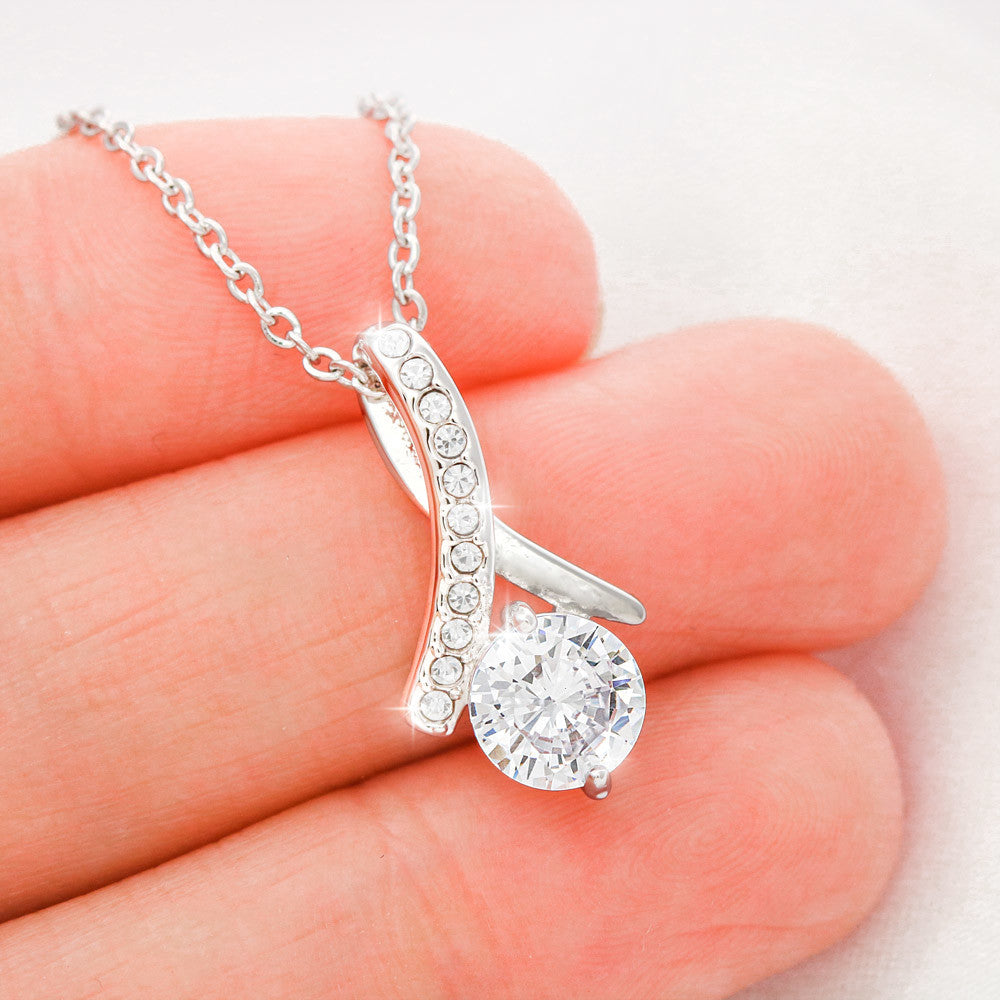 Alluring Beauty Necklace ( Yellow Gold & White Gold Variants )