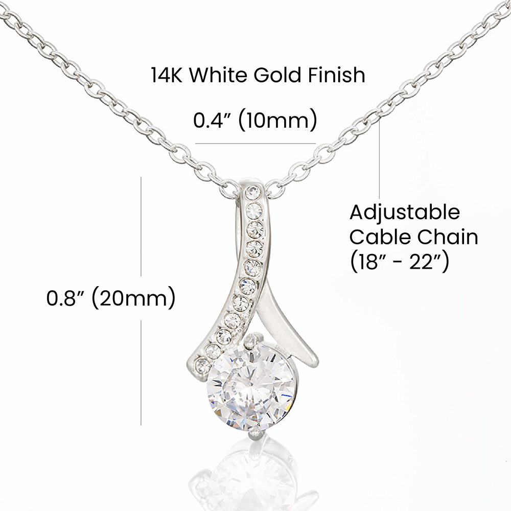 Alluring Beauty Necklace ( Yellow Gold & White Gold Variants )