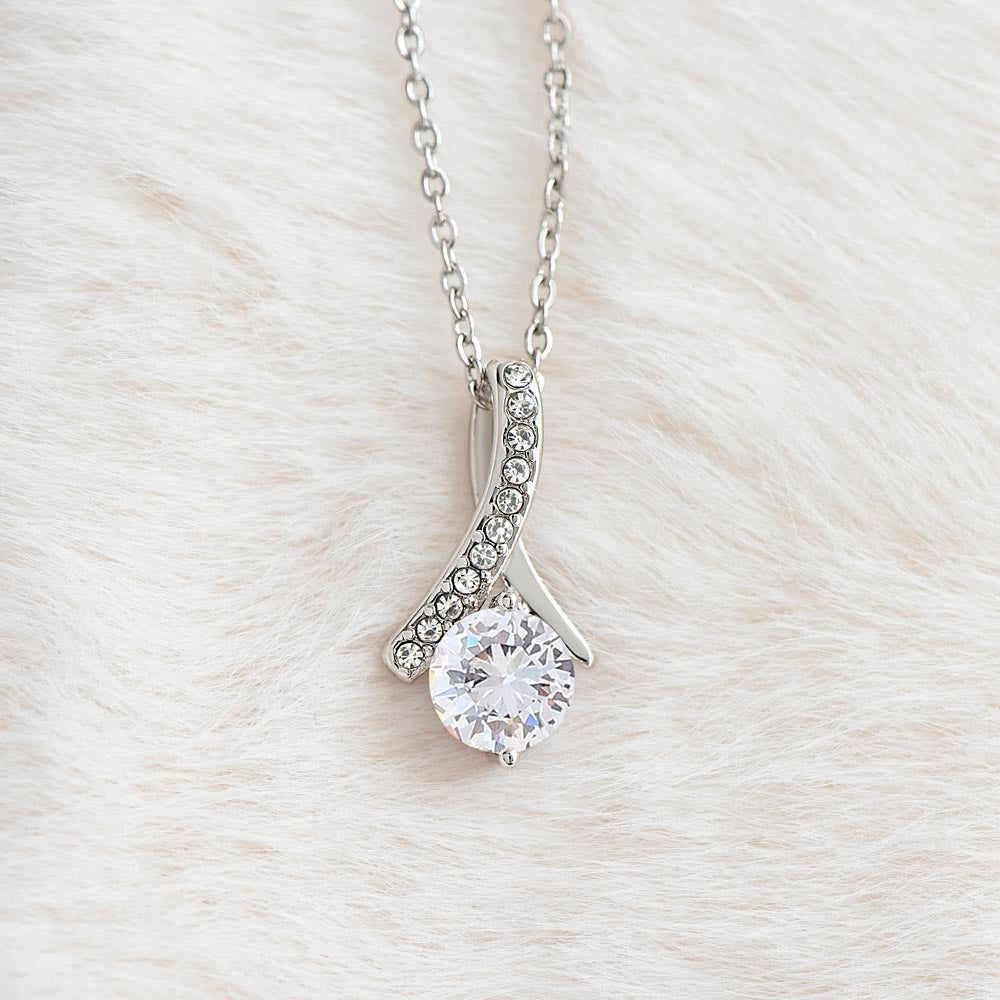 Alluring Beauty Necklace ( Yellow Gold & White Gold Variants )