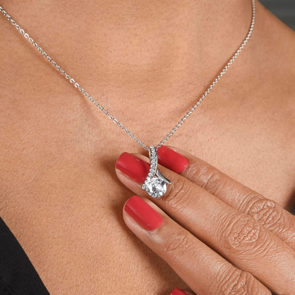 Alluring Beauty Necklace ( Yellow Gold & White Gold Variants )