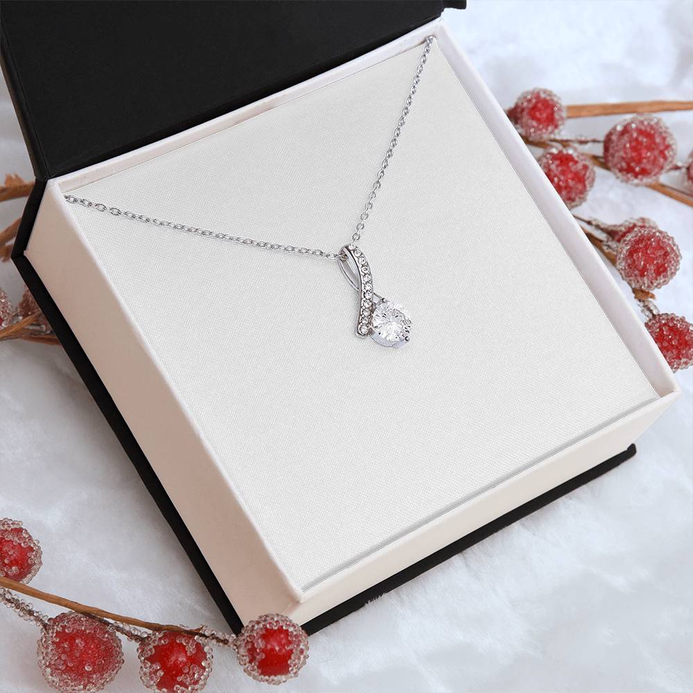 Alluring Beauty Necklace ( Yellow Gold & White Gold Variants )