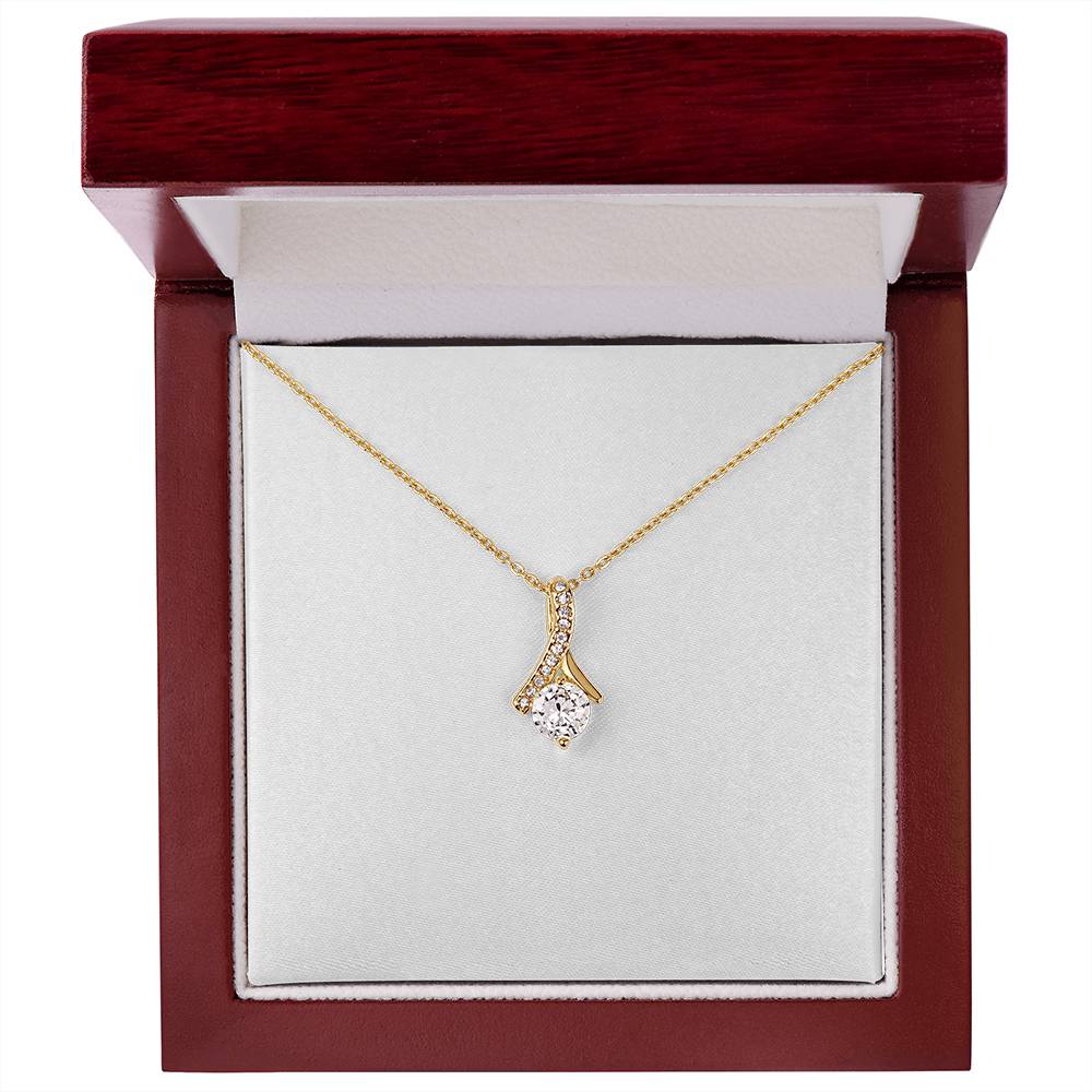 Alluring Beauty Necklace ( Yellow Gold & White Gold Variants )