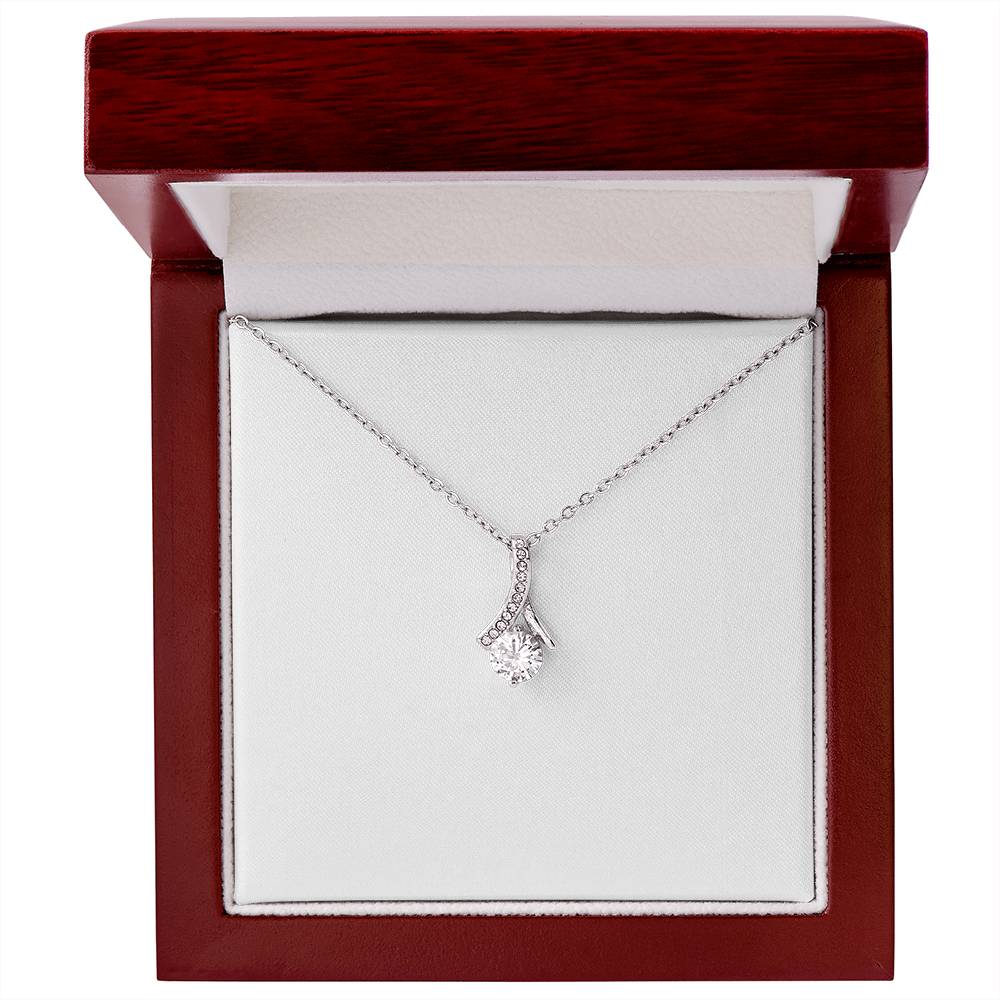 Alluring Beauty Necklace ( Yellow Gold & White Gold Variants )