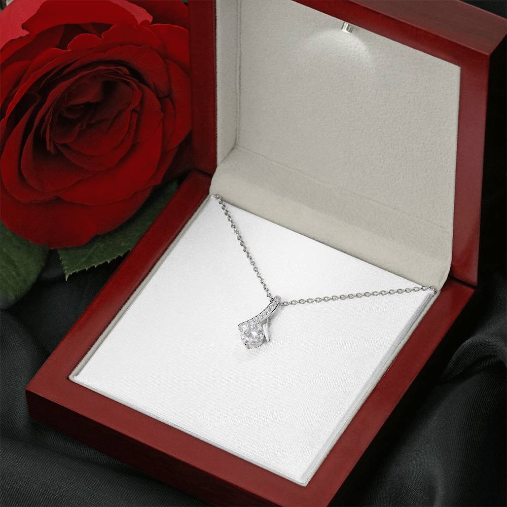 Alluring Beauty Necklace ( Yellow Gold & White Gold Variants )