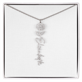 Flower Name Necklace