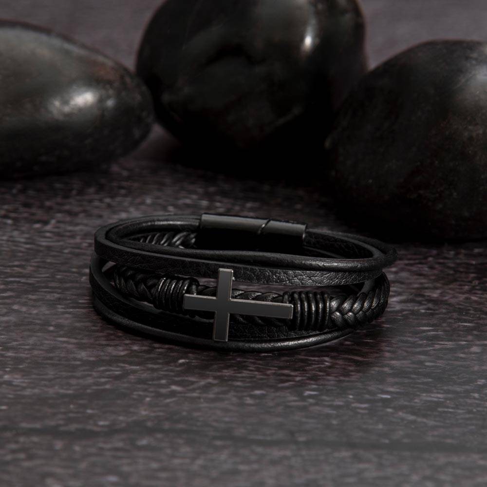 Men's Cross Bracelet